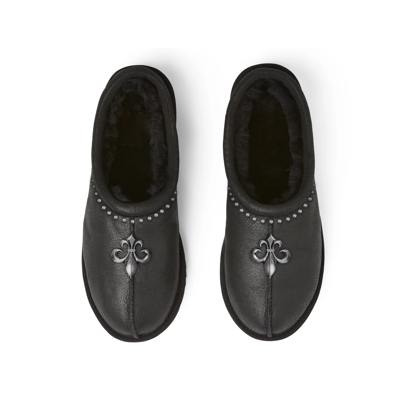 Chrome Fleur Mules - SALE ENDS TODAY ⏰