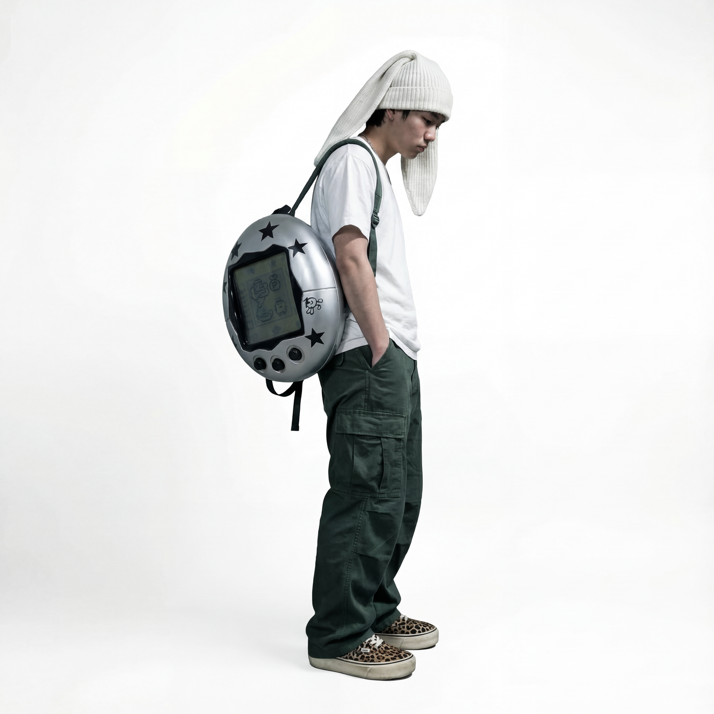 Tamagotchi Bag - Backpack and messenger in one