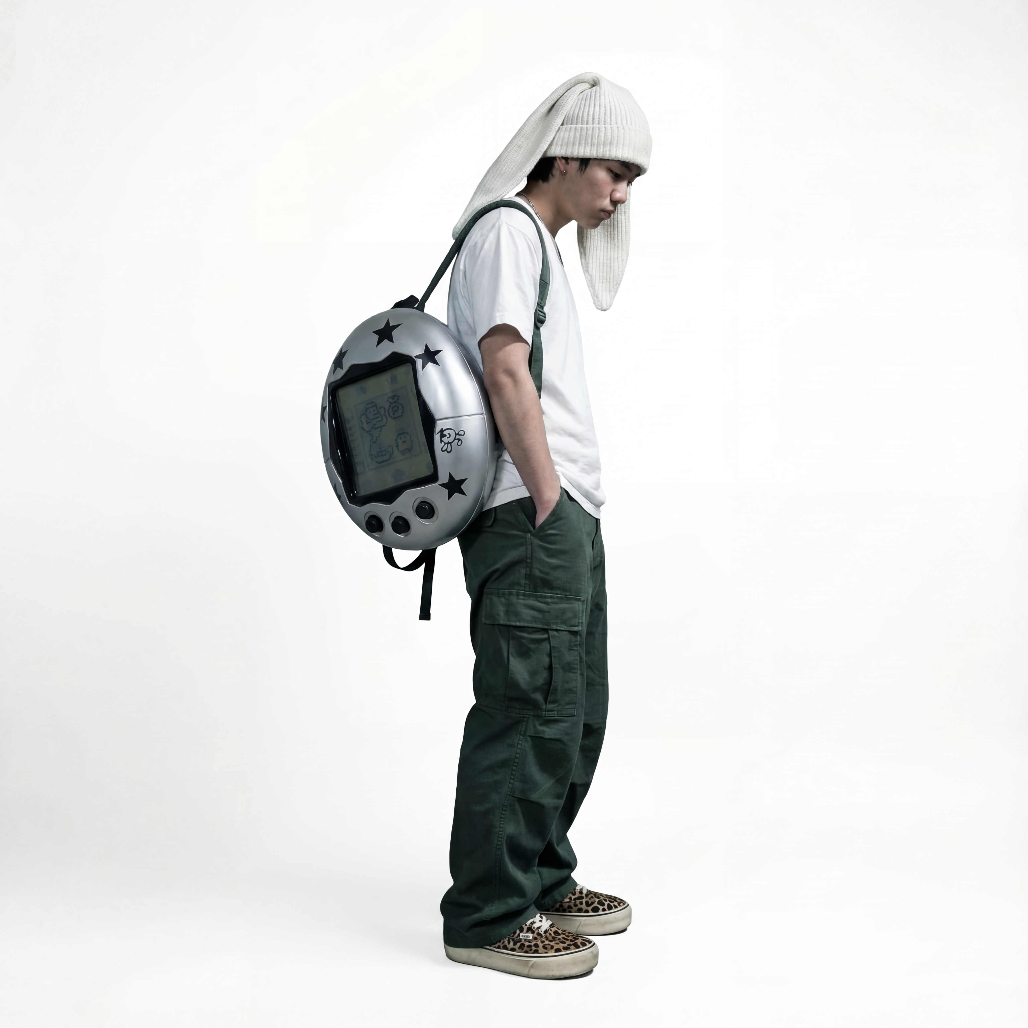 Tamagotchi Bag - Backpack and messenger in one